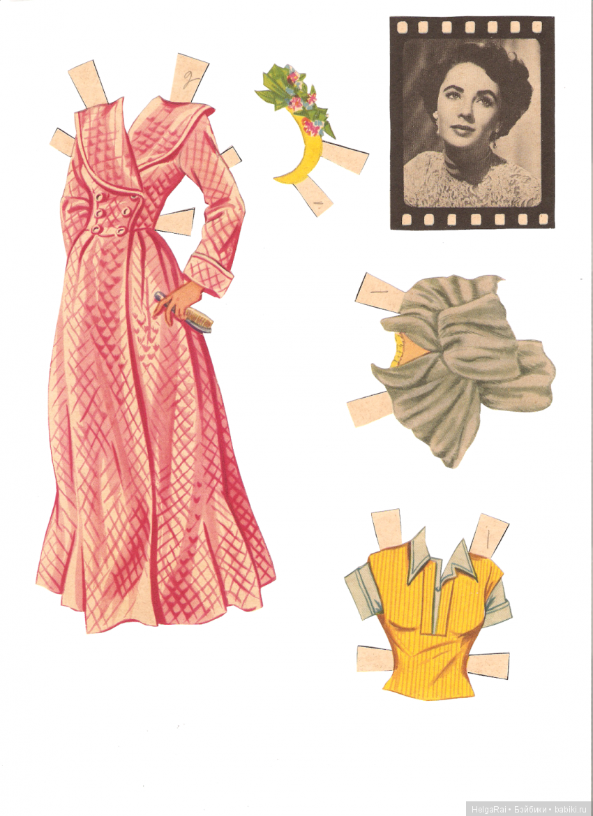 Elizabeth Taylor paper dolls ( бумажные куклы ) 4