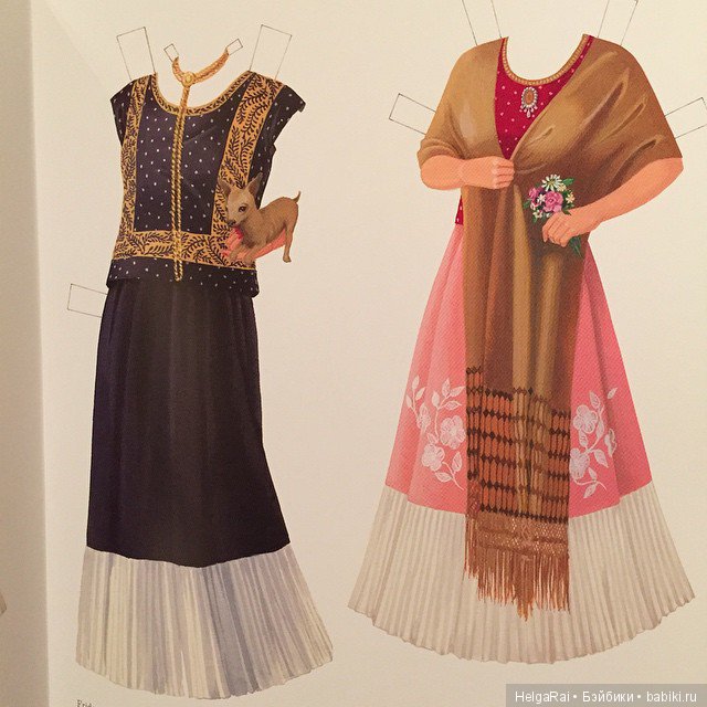Frida Kahlo paper dolls ( бумажные куклы ) 6 (фото 6)