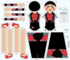 Frida Kahlo paper dolls ( бумажные куклы ) 6