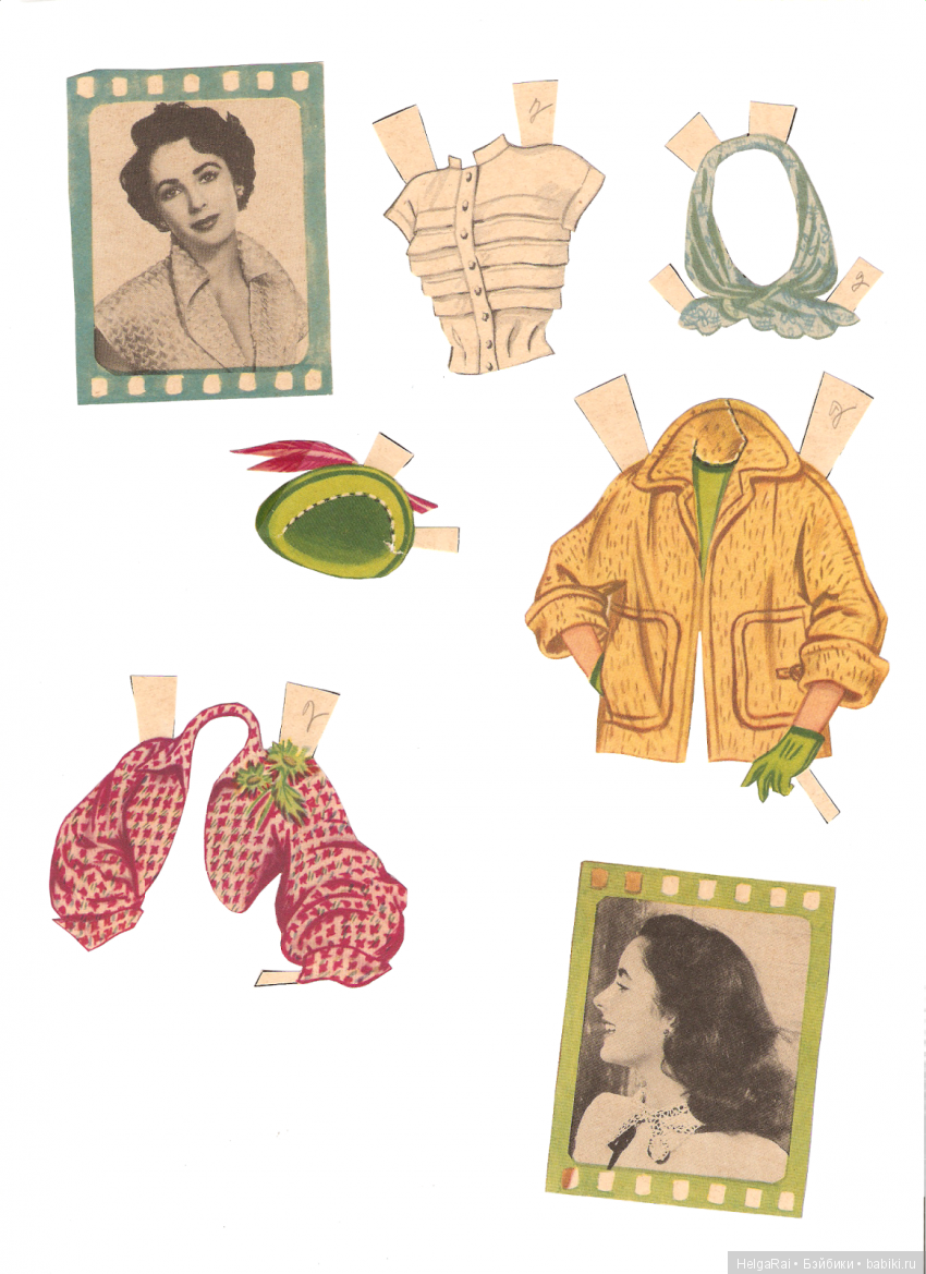 Elizabeth Taylor paper dolls ( бумажные куклы ) 4