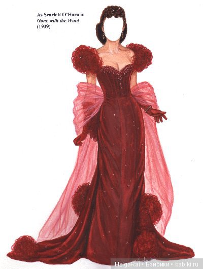 Vivien Leigh paper dolls ( бумажные куклы ) 7 (фото 10)