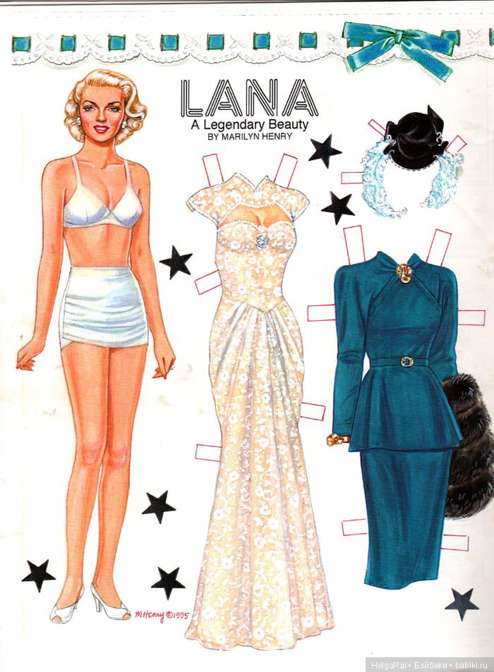 Lana Turner paper dolls ( бумажные куклы ) 5