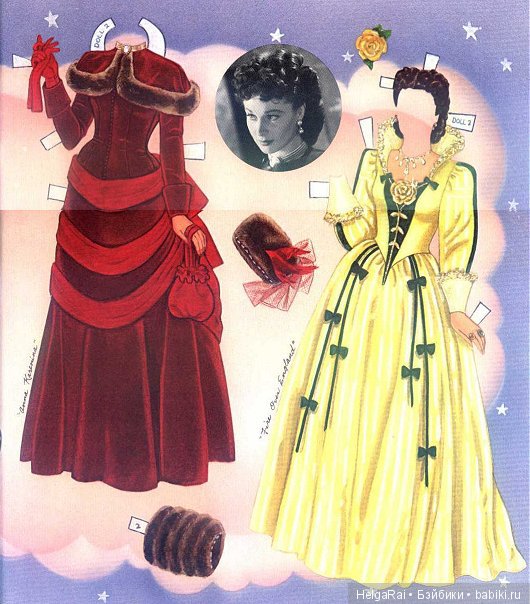 Vivien Leigh paper dolls ( бумажные куклы ) 7