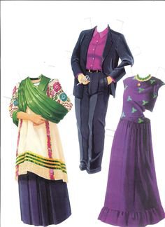 Frida Kahlo paper dolls ( бумажные куклы ) 6 (фото 9)