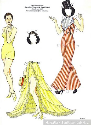 Vivien Leigh paper dolls ( бумажные куклы ) 7