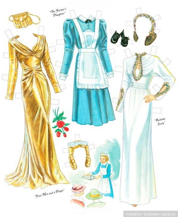 Loretta Young paper dolls ( бумажные куклы ) 8
