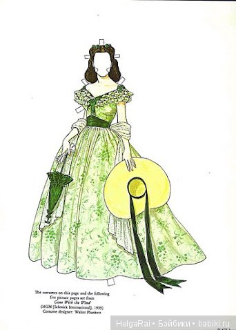 Vivien Leigh paper dolls ( бумажные куклы ) 7
