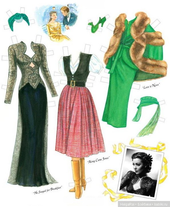 Loretta Young paper dolls ( бумажные куклы ) 8