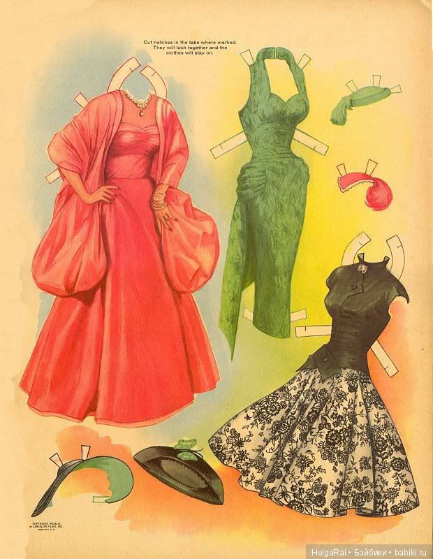 Loretta Young paper dolls ( бумажные куклы ) 8 (фото 6)