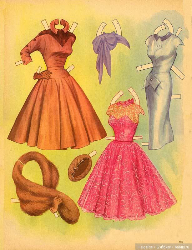 Loretta Young paper dolls ( бумажные куклы ) 8 (фото 5)