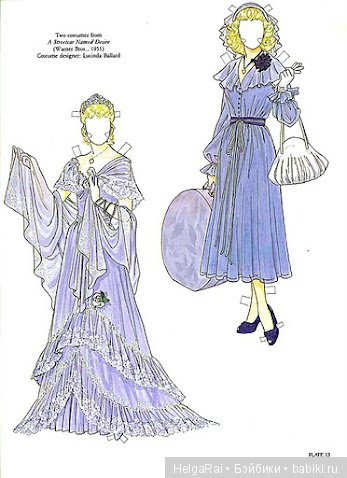 Vivien Leigh paper dolls ( бумажные куклы ) 7