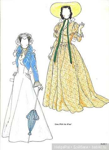 Vivien Leigh paper dolls ( бумажные куклы ) 7