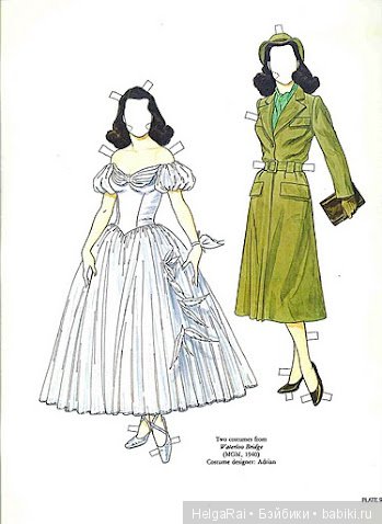 Vivien Leigh paper dolls ( бумажные куклы ) 7