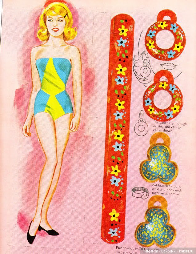 Jane Fonda paper dolls ( бумажные куклы ) 9 (фото 7)