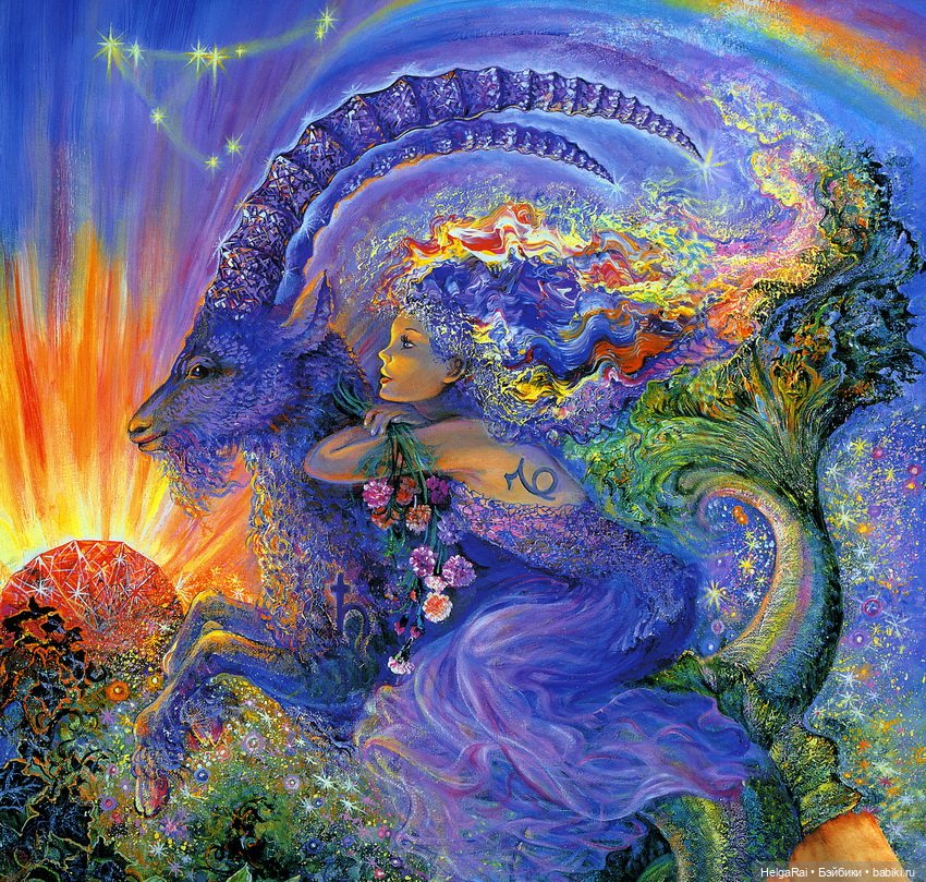 Знаки зодиака в цветочных картинах