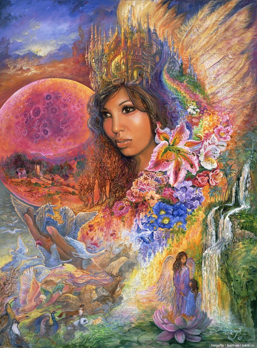 Фантастические картины Жозефины Уолл