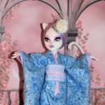 Мой первый топик. Кимоно для куколки Monster High.