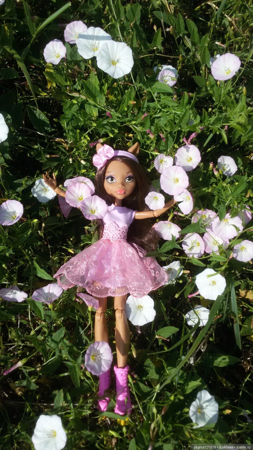 Новое платье Оками и первая садовая роза (фото 4)