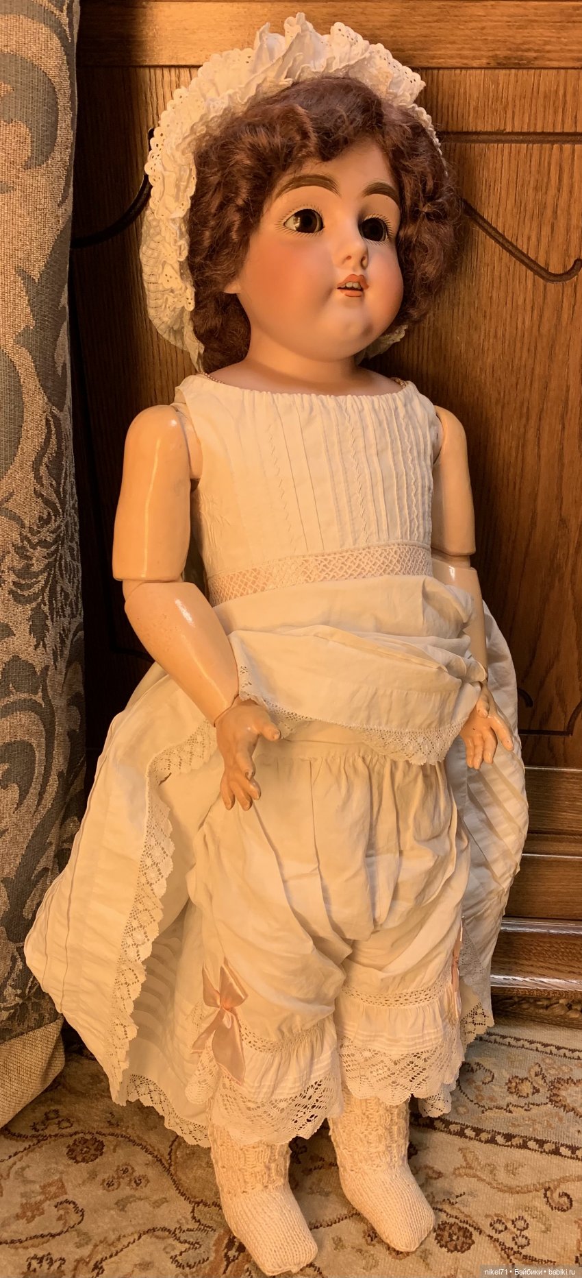 Новогодняя сказка — Антикварные куклы Kestner (Кестнер) JDK: Хильда (фото 2)