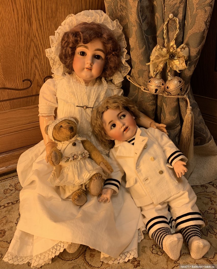 Новогодняя сказка — Антикварные куклы Kestner (Кестнер) JDK: Хильда (фото 7)