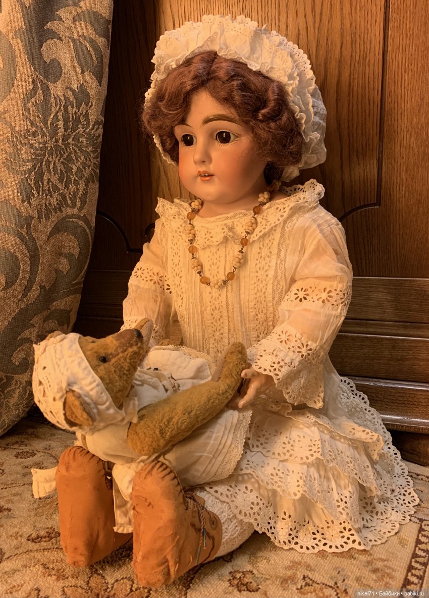 Новогодняя сказка — Антикварные куклы Kestner (Кестнер) JDK: Хильда (фото 3)