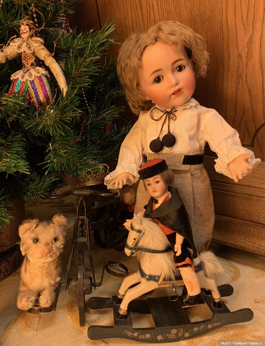 Новогодняя сказка — Антикварные куклы Kestner (Кестнер) JDK: Хильда