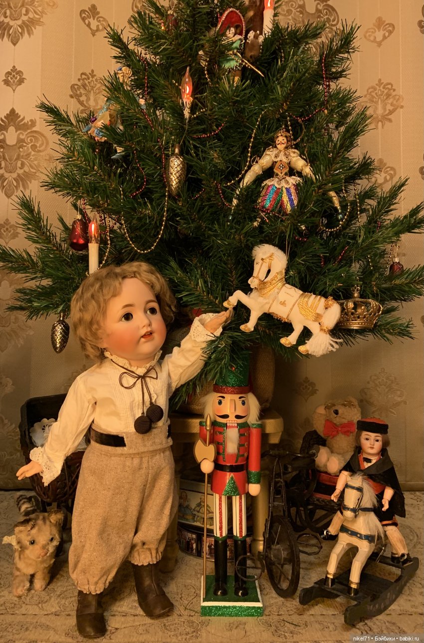 Новогодняя сказка — Антикварные куклы Kestner (Кестнер) JDK: Хильда