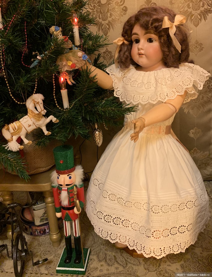 Новогодняя сказка — Антикварные куклы Kestner (Кестнер) JDK: Хильда