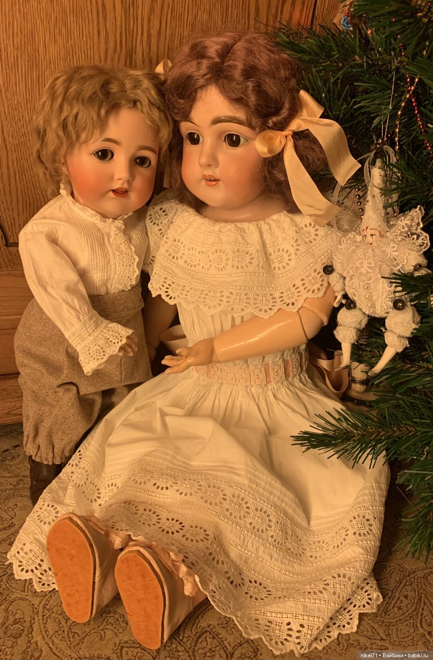 Новогодняя сказка — Антикварные куклы Kestner (Кестнер) JDK: Хильда