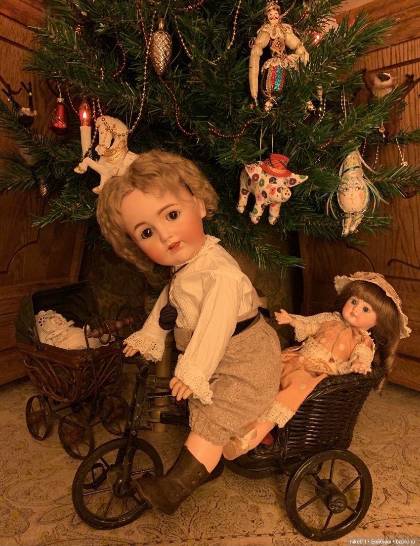 Новогодняя сказка — Антикварные куклы Kestner (Кестнер) JDK: Хильда