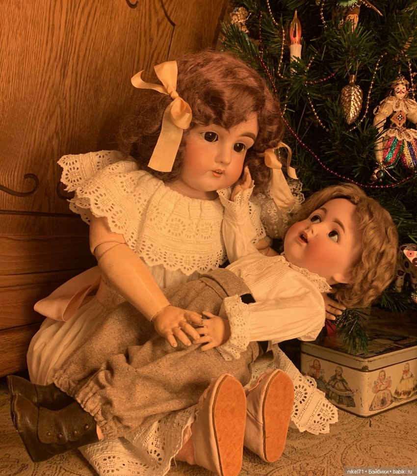 Новогодняя сказка — Антикварные куклы Kestner (Кестнер) JDK: Хильда