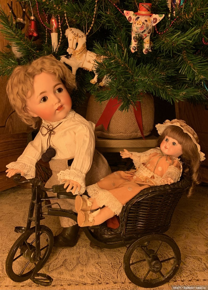 Новогодняя сказка — Антикварные куклы Kestner (Кестнер) JDK: Хильда