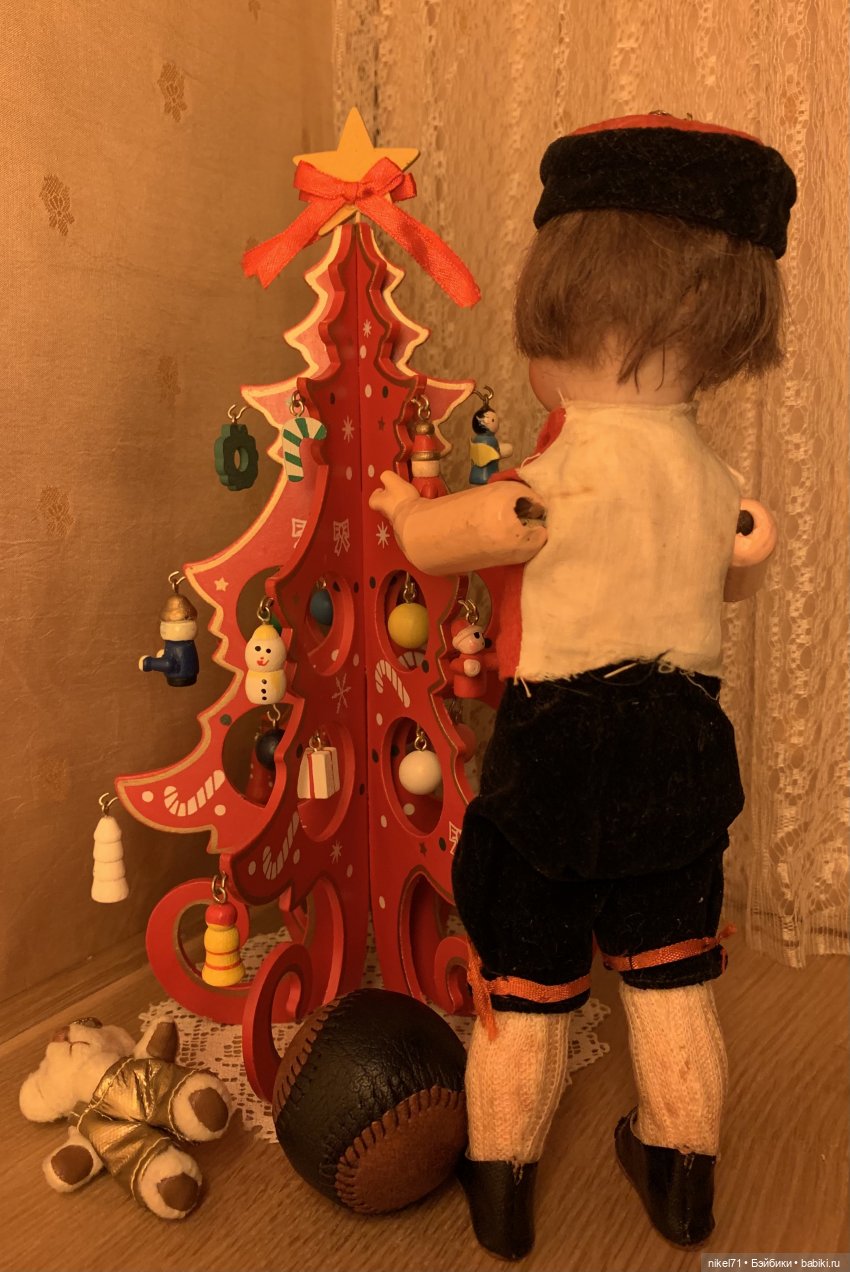 Новогодняя сказка — Антикварные куклы Kestner (Кестнер) JDK: Хильда