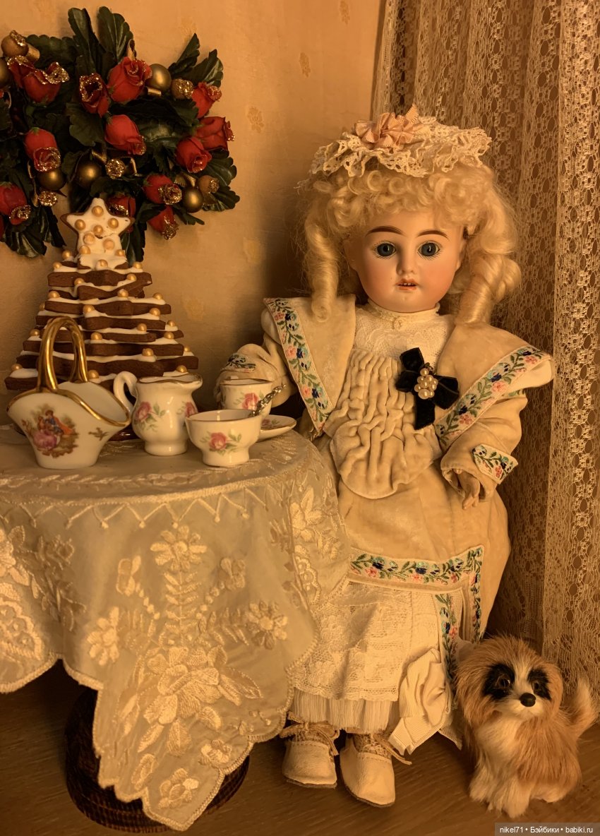 Новогодняя сказка — Антикварные куклы Kestner (Кестнер) JDK: Хильда