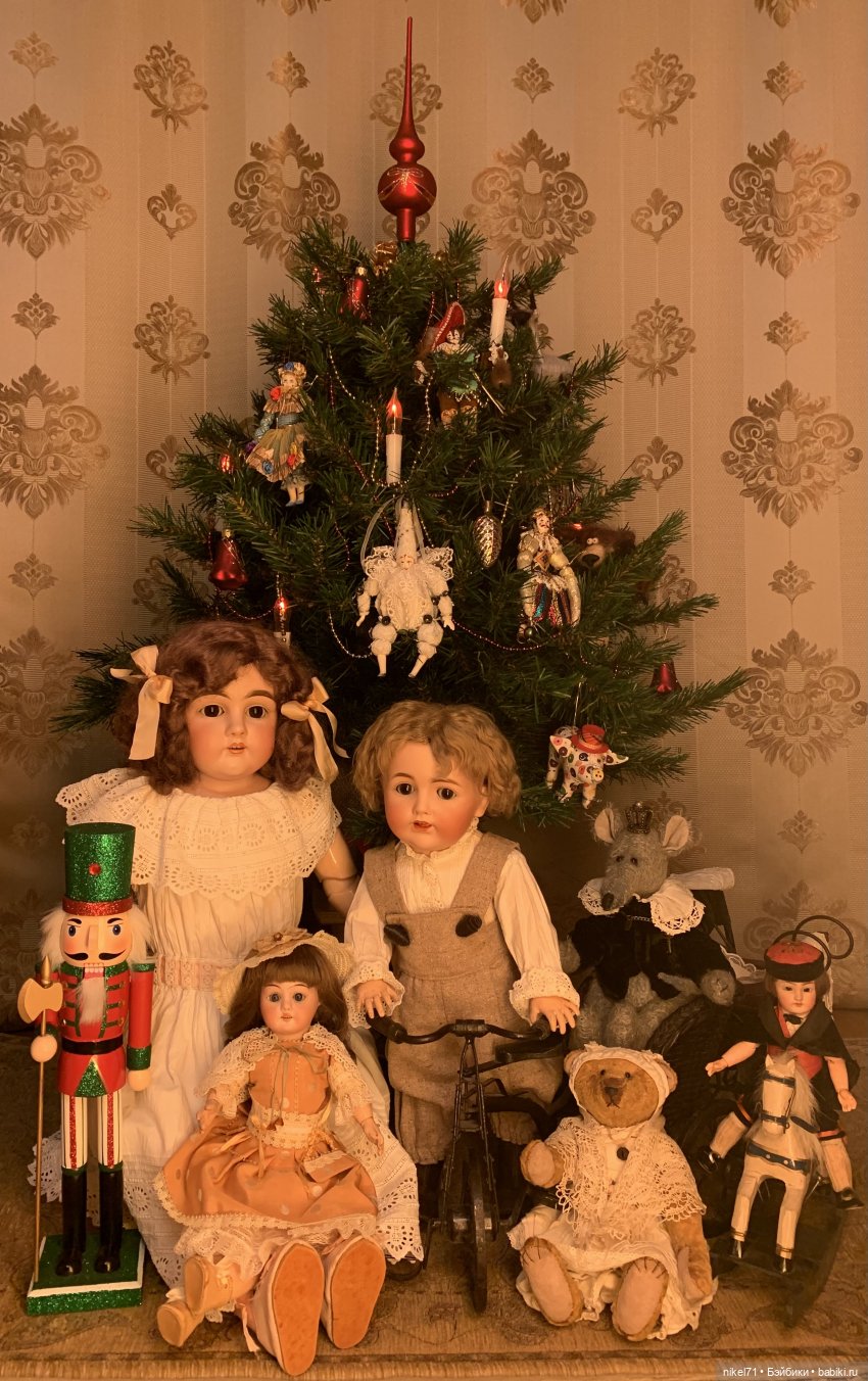 Новогодняя сказка — Антикварные куклы Kestner (Кестнер) JDK: Хильда