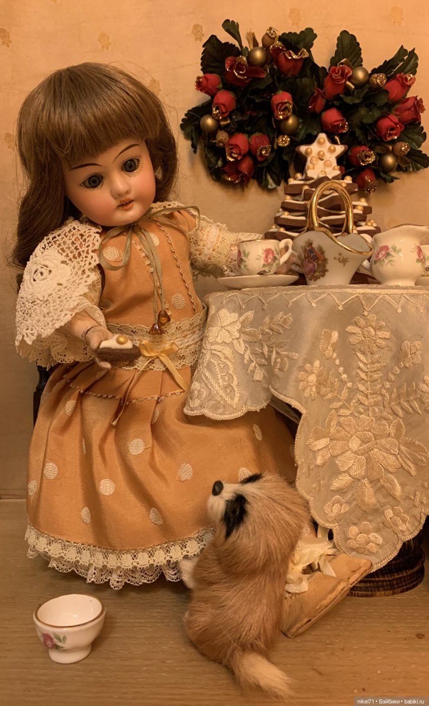 Новогодняя сказка — Антикварные куклы Kestner (Кестнер) JDK: Хильда