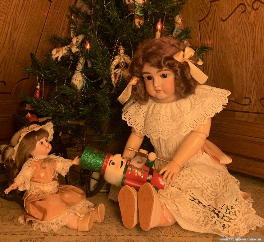 Новогодняя сказка — Антикварные куклы Kestner (Кестнер) JDK: Хильда