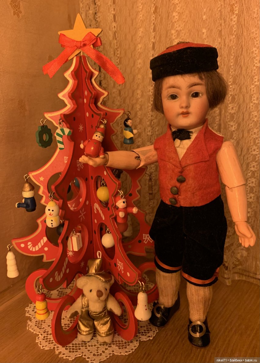 Новогодняя сказка — Антикварные куклы Kestner (Кестнер) JDK: Хильда