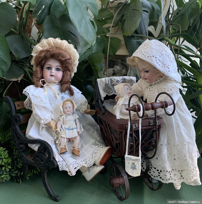 Дочки-матери — Редкие антикварные куклы и реплики: воск
