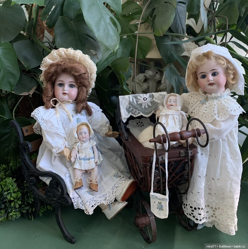 Дочки-матери — Редкие антикварные куклы и реплики: воск