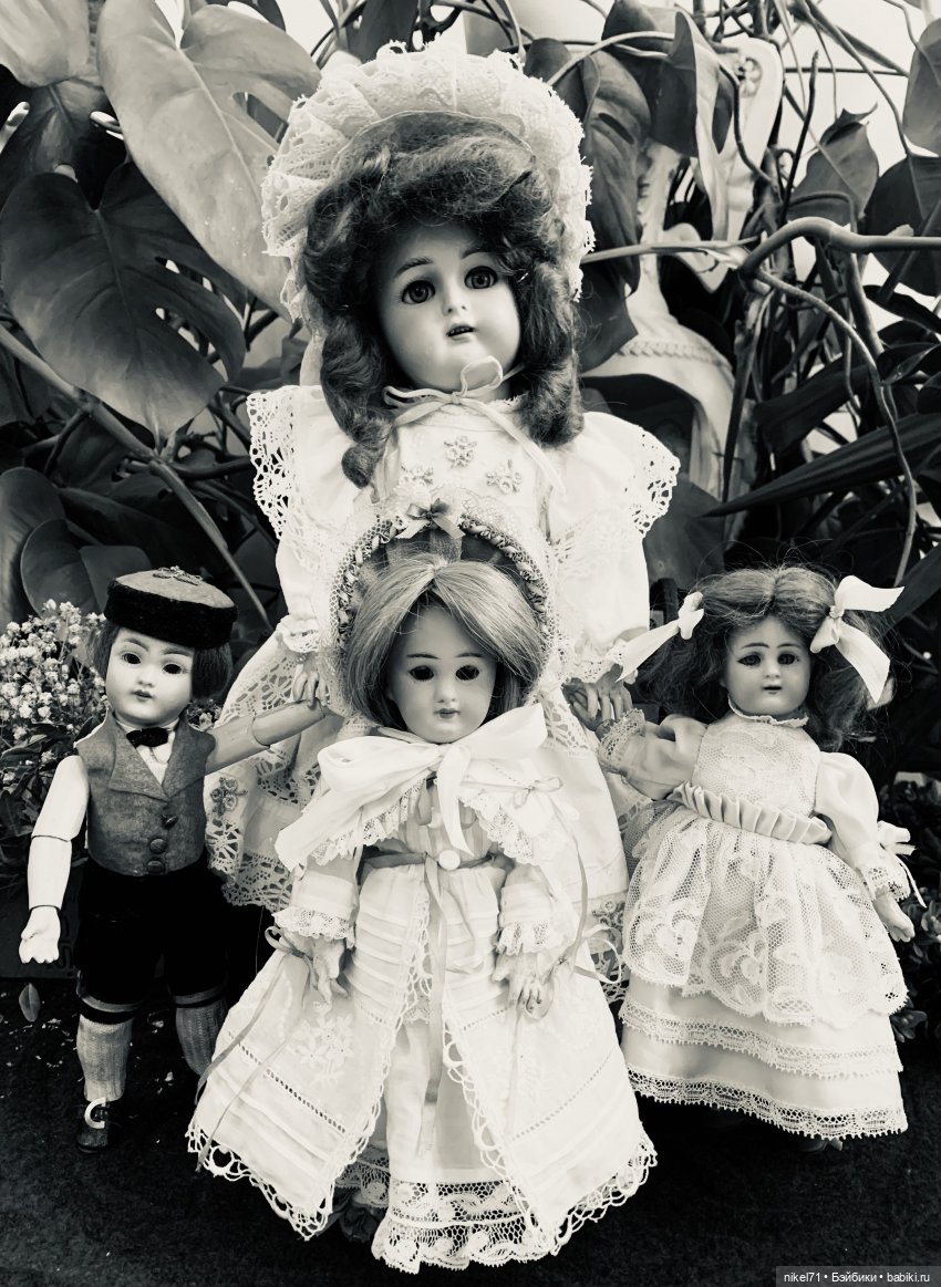Дочки-матери — Редкие антикварные куклы и реплики: воск