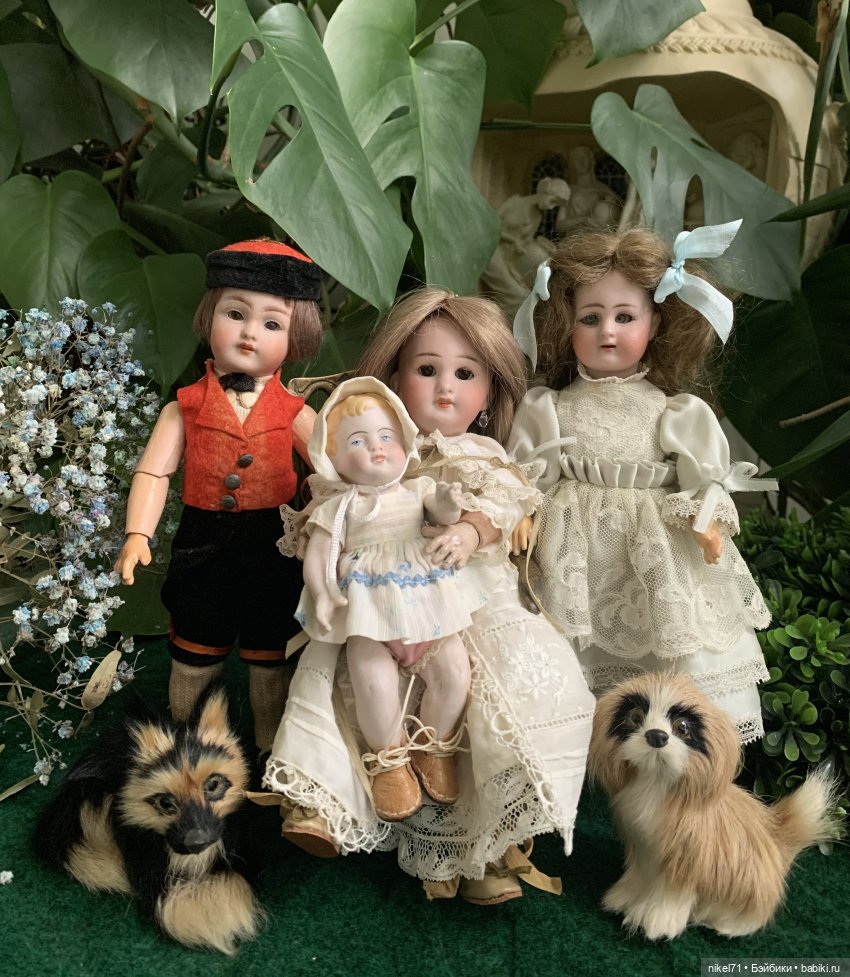 Дочки-матери — Редкие антикварные куклы и реплики: воск