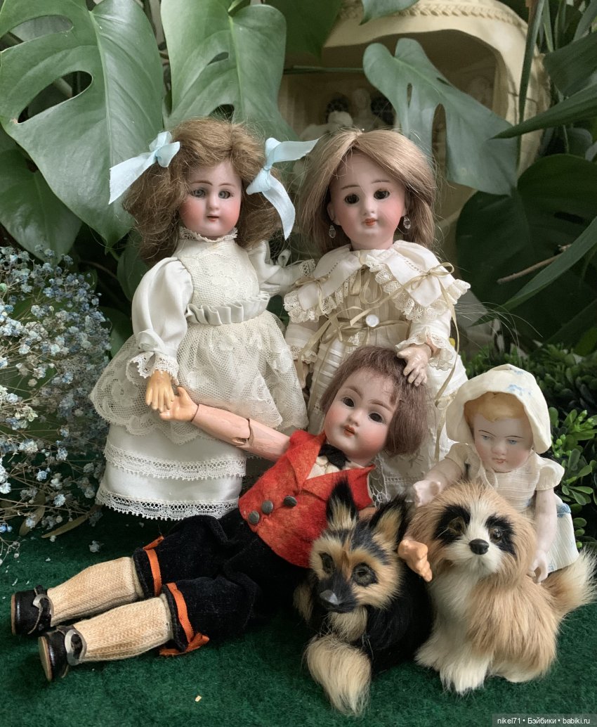 Дочки-матери — Редкие антикварные куклы и реплики: воск