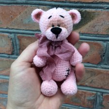 Мишки-малышки, игрушки вязанные крючком