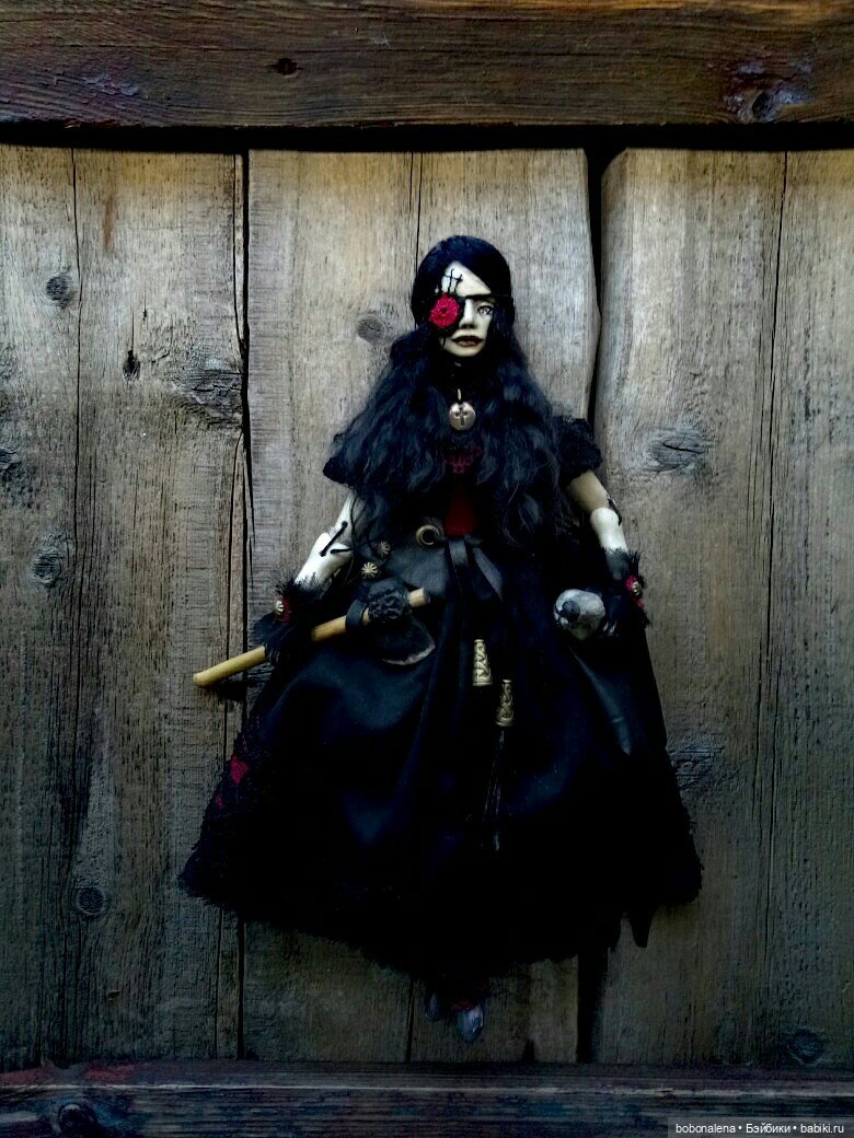 Девочка с топором — Лепка авторских кукол: полимерная глина