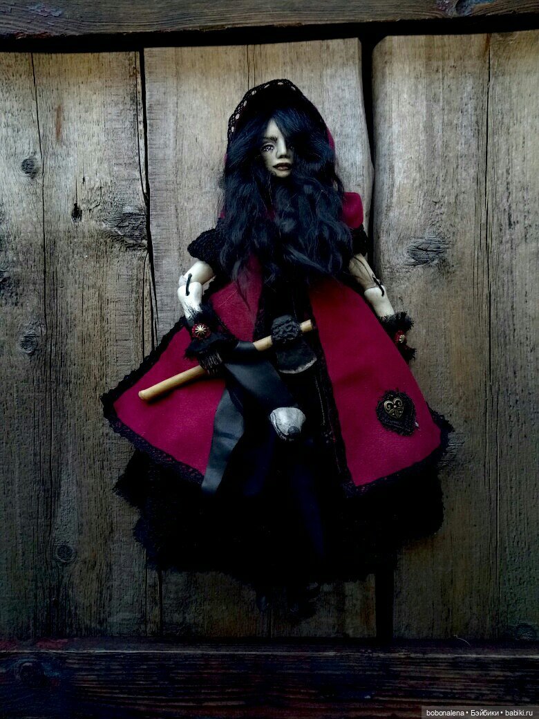 Девочка с топором — Лепка авторских кукол: полимерная глина (фото 7)