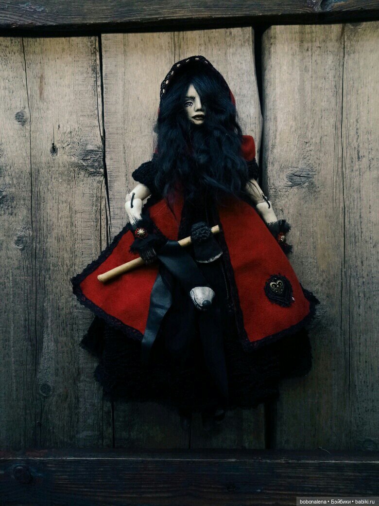 Девочка с топором — Лепка авторских кукол: полимерная глина