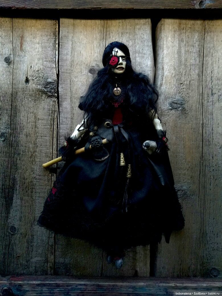 Девочка с топором — Лепка авторских кукол: полимерная глина