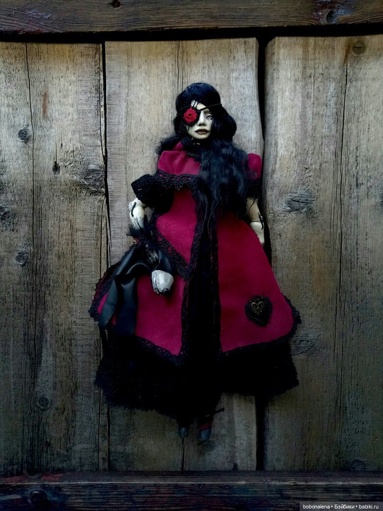 Девочка с топором — Лепка авторских кукол: полимерная глина (фото 4)