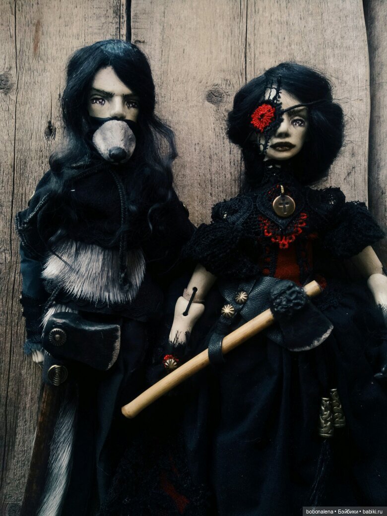 Девочка с топором — Лепка авторских кукол: полимерная глина
